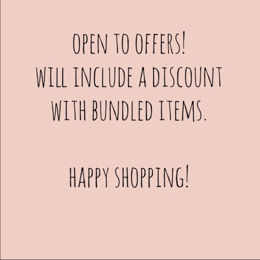 Always happy to bargain!